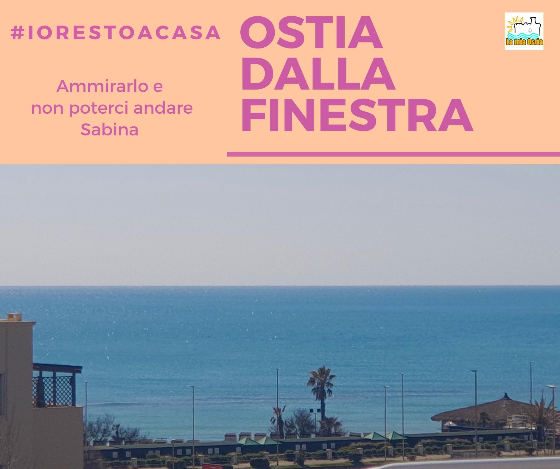 Ostia dalla finestra: mese di aprile